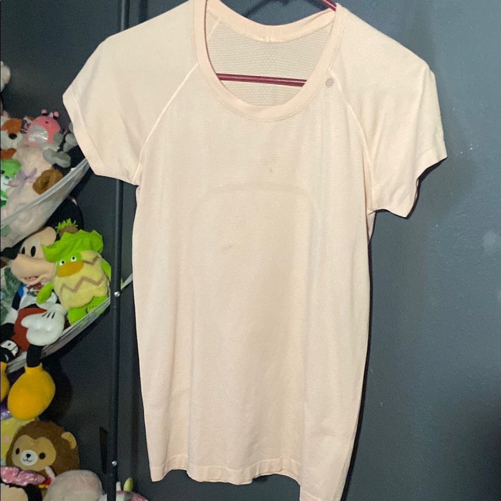 Lululemon Athletica Light Pink Muscle Tee